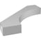 Ekena Millwork 4-in. W x 28-in. D x 28-in. H Westlake Architectural Grade PVC Knee Brace BRCP04X28X28WTL - alternate 3